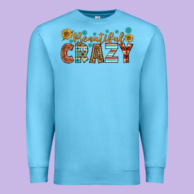 Western Beautiful Crazy Premium Sweatshirt Designed By Bundleandbundleshop