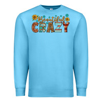 Ocean Blue Western Beautiful Crazy Premium Sweatshirt - BundleAndBundleShop