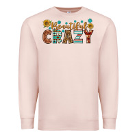 Pale Pink Western Beautiful Crazy Premium Sweatshirt - BundleAndBundleShop
