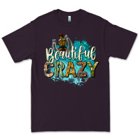 Plum beautiful crazy Premium Tee - texasbilliewilder