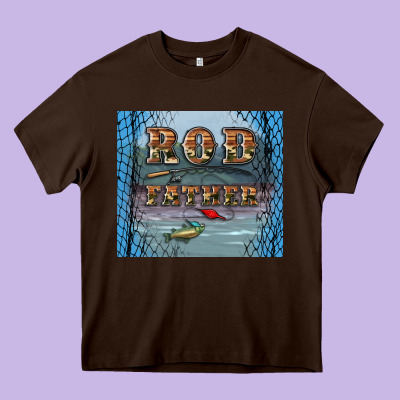Rod Father Heavy Core Tee Designed By Artiststas