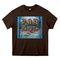 Chocolate Brown rod father Heavy Core Tee - Artiststas