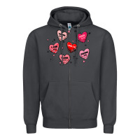 Smoke howdy valentine Zipper Hoodie - MaliasSmallBusiness