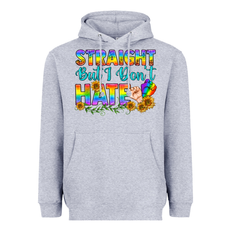 Lgbtq+ Straight But I Don't Hate Heavyweight Hoodie by BundleAndBundleShop | Teevron