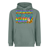 Sage LGBTQ+ Straight But I Don't Hate Heavyweight Hoodie - BundleAndBundleShop