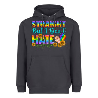 Smoke LGBTQ+ Straight But I Don't Hate Heavyweight Hoodie - BundleAndBundleShop