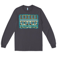 Smoke turquoise gemstone background Long Sleeve Tee - AdoDesignShop