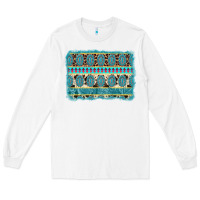 White turquoise gemstone background Long Sleeve Tee - AdoDesignShop