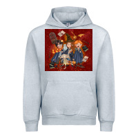 Heather Grey wizard kids with glitter Urban Hoodie - TumblerDesignByShophia