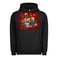 Pigment Black wizard kids with glitter Urban Hoodie - TumblerDesignByShophia