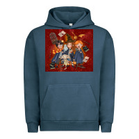 Pigment Midnight Navy wizard kids with glitter Urban Hoodie - TumblerDesignByShophia