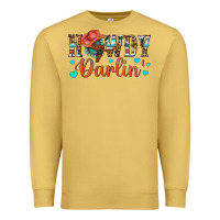 Antique Gold Western Howdy Darlin Premium Sweatshirt - BundleAndBundleShop