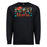 Black Western Howdy Darlin Premium Sweatshirt - BundleAndBundleShop