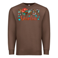 Chestnut Western Howdy Darlin Premium Sweatshirt - BundleAndBundleShop
