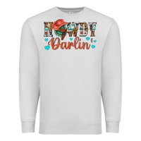 Dove Grey Western Howdy Darlin Premium Sweatshirt - BundleAndBundleShop
