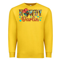 Lemon Western Howdy Darlin Premium Sweatshirt - BundleAndBundleShop