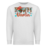 Oatmeal Heather Western Howdy Darlin Premium Sweatshirt - BundleAndBundleShop