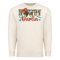 Sandshell Western Howdy Darlin Premium Sweatshirt - BundleAndBundleShop