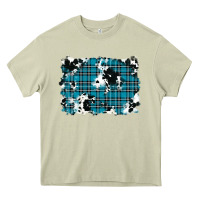 Mossy winter plaid cowhide pattern background Heavy Core Tee - RanaPortraitStore