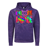 Cloud Purple choose love (lesbian) Vintage Hoodie - HRA Design Shop