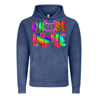 Vintage Denim choose love (lesbian) Vintage Hoodie - HRA Design Shop