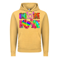 Vintage Mustard choose love (lesbian) Vintage Hoodie - HRA Design Shop