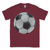 Burgundy soccer ball Classic Tee - JahusDesignShop