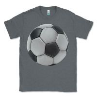 Charcoal Heather soccer ball Classic Tee - JahusDesignShop