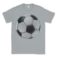Heather Grey soccer ball Classic Tee - JahusDesignShop