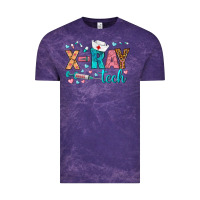 Cloud Purple x ray tech Vintage Tee - BundleAndBundleShop