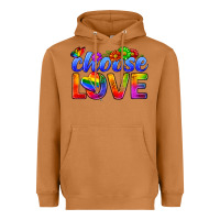 Meerkat Pride LGBTQ+ Choose Love Heavyweight Hoodie - BundleAndBundleShop