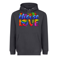Smoke Pride LGBTQ+ Choose Love Heavyweight Hoodie - BundleAndBundleShop