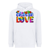 Pride Lgbtq+ Choose Love Heavyweight Hoodie | Teevron