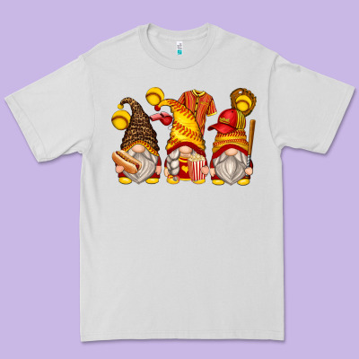 Premium Tee softball gnomes
