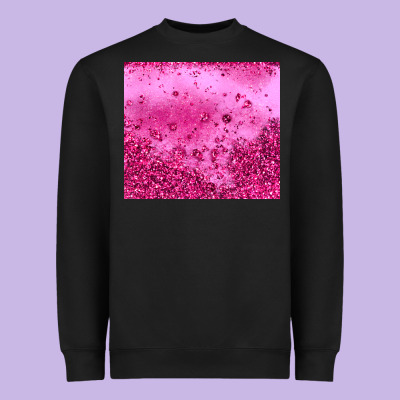 Pink Glitter Heavyweight Sweatshirt Designed By Jahusdesignshop