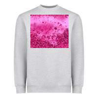 Heather Grey pink glitter Heavyweight Sweatshirt - JahusDesignShop