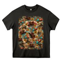 Asphalt western  background Heavy Core Tee - RanaPortraitStore