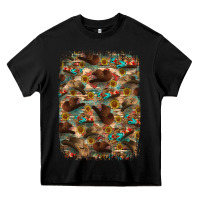 Black western  background Heavy Core Tee - RanaPortraitStore