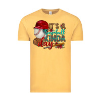 Vintage Mustard it's a baseball kinda day Vintage Tee - BundleAndBundleShop