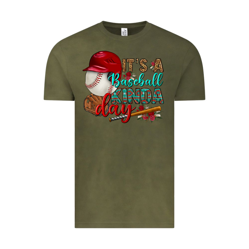 It's A Baseball Kinda Day Vintage Tee by BundleAndBundleShop | Teevron