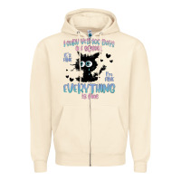 Sandshell i survived 100 days of school cat Zipper Hoodie - MaliasSmallBusiness