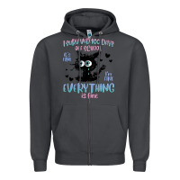 Smoke i survived 100 days of school cat Zipper Hoodie - MaliasSmallBusiness
