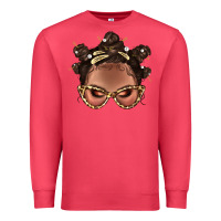Cardinal Afro Bantu Knots Hairstyles Messy Bun With Clasp Bbs  2 Premium Sweatshirt - BundleAndBundleShop