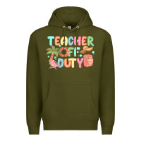 Army Green teacher off duty summer Premium Hoodie - JahusDesignShop