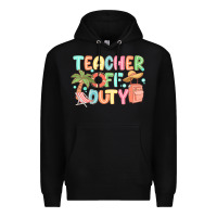 Black teacher off duty summer Premium Hoodie - JahusDesignShop