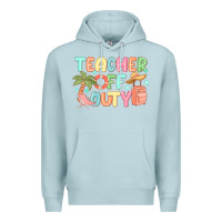 Blue Mist teacher off duty summer Premium Hoodie - JahusDesignShop