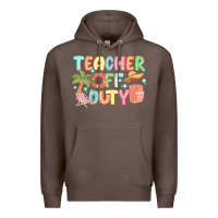 Coffee teacher off duty summer Premium Hoodie - JahusDesignShop