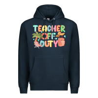 Navy teacher off duty summer Premium Hoodie - JahusDesignShop
