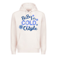 Pale Pink Baby It s Cold Outside Premium Hoodie - Bettercallsaul