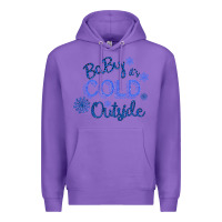 Purple Baby It s Cold Outside Premium Hoodie - Bettercallsaul
